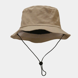 Chapeau Bob en Coton Uni Brodé 56-58CM pour Voyage et Plein Air, Quatre Saisons, 100% Coton, Impression Sérigraphique Décontractée - Product Image 1