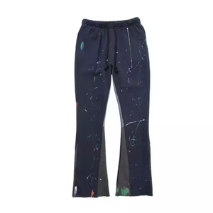 Men's Mid Waist Breathable Lightweight Baggy Sweatpants Solid Color <b>Drawstring</b> <b>Trousers</b> with Pockets for Casual Athleisure Look - Product Image 5