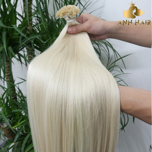 Extensiones de Cabello Natural Negro con Punta Plana, Cabello Humano Virgen Vietnamita de Doble Trama, Pre-Adheridas con Queratina, Venta al Por Mayor - Product Image 5