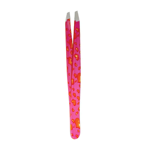 Pince à épiler biseautée pour sourcils, fabriquée au Pakistan, pour l'épilation, 2026, en acier inoxydable de haute qualité, double face, double action - Product Image 4