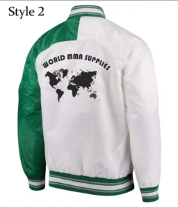 Blouson bomber décontracté pour homme en polyester fin rouge, coupe-vent et respirant, avec col montant et fermeture éclair - Product Image 3