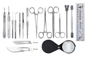 Stainless Steel Manual Dissection Kit Instrument <b>Set</b> for Biology Lab Anatomy Medical Students Veterinary Use Scalpel Knife - Product Image 5