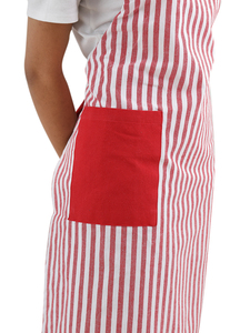 100% Cotton Sleeveless <b>Pocket</b> Apron Woven Customisable Eco-Friendly Durable Reusable Soft Daily Sanitary - Product Image 2