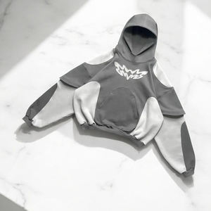 Sudadera Extra Grande para Mujer con Logotipo Personalizado, Modelo de Invierno, 100% Algodón con Cordones Recubiertos de Silicona - Product Image 1