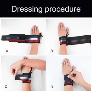 Muñequeras Deportivas de Neopreno y Poliéster Ecológicas, Transpirables, Antideslizantes y Duraderas de la Mejor Calidad para Fitness, Levantamiento de Pesas y Fisicoculturismo - Product Image 4