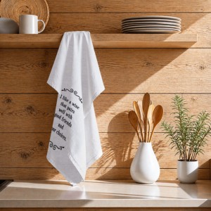 Beautiful Printed Design White <b>Kitchen</b> <b>Towel</b> Luxury Soft Quality Personalized <b>Kitchen</b> <b>Towel</b> for <b>Kitchen</b> Use - Product Image 1