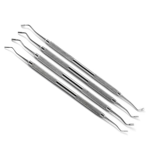 Kit de Condenseurs et Ciseaux Dentaires Manuels en Composite de Haute Qualité, Outil de Remplissage Dentaire en Acier Inoxydable, Instrument Durable et Réutilisable - Product Image 1