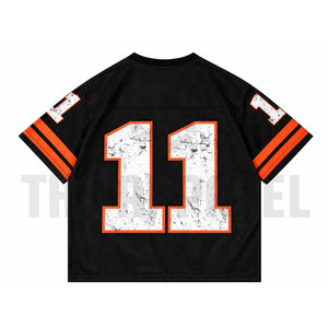 Camiseta Deportiva de Malla Tejida Formal de Corte Regular para Hombre, Ligera, Transpirable, Estilo Hip Hop Urbano, Venta al por Mayor - Product Image 2