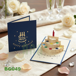 Tarjetas de felicitación 3D pop-up personalizadas con impresión UV y offset para cumpleaños, en venta en ANN HANDICRAFT - Product Image 6