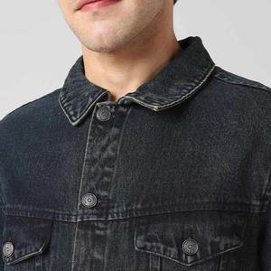 Chaqueta de mezclilla para hombre, estilo casual urbano, servicio OEM/ODM, peso medio, secado rápido, algodón puro original. - Product Image 4