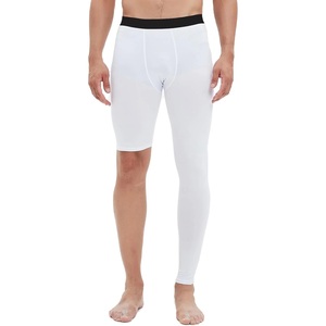 Cómodos Pantalones de Compresión 3/4 para Hombre, Leggings Deportivos de Secado Rápido para Yoga, Ropa Deportiva, Pantalones para Hombre - Product Image 5