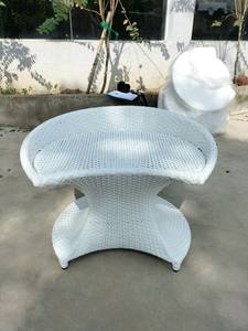 ชุดกาแฟหวายสังเคราะห์สำหรับกลางแจ้ง PRCF-095 เฟอร์นิเจอร์สำหรับพักผ่อนในสวน ลานบ้าน ระเบียง โรงแรม รีสอร์ท ทนทานทุกสภาพอากาศ - Product Image 5