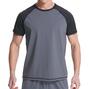 <b>Men</b> Athletic <b>Compression</b> T <b>Shirt</b> Rash Guard Short Sleeve UV Protection Swim <b>Shirt</b> Quick Dry Bulk Supplier - Product Image 1