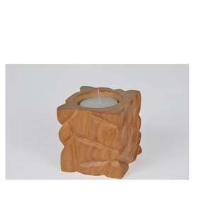 Porte-bougie en bois moderne pour mariages, événements festifs, fêtes et cadeaux – Mini support à bougie artisanal pour la maison, les restaurants et les tables - Product Image 6