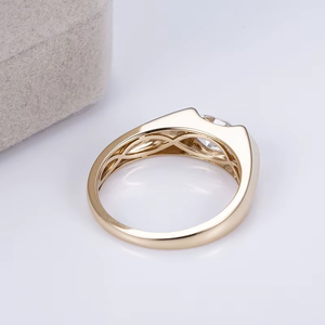 Anillo de Compromiso de Diamante Cultivado en Laboratorio de Corte Marquesa de 1 Quilate, Color D/E/F, Oro Sólido de 14K, Certificado IGI, Anillo de Lujo para Mujer, para Bodas y Fiestas - Product Image 2