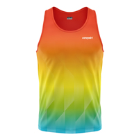 Camiseta Deportiva Personalizada con Degradado Azul, Unisex, Cuello Redondo, Elástica en Cuatro Direcciones, Absorbente de Sudor, Sin Costuras, de Secado Rápido y Transpirable