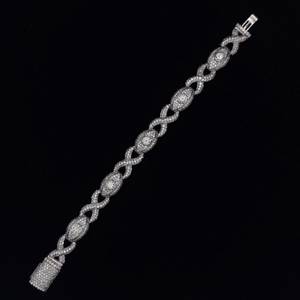 Bracelet en argent personnalisé 925, bracelet pour homme, bijoux hip-hop, prix de gros, bracelet cubain en moissanite de 14 mm - Product Image 1