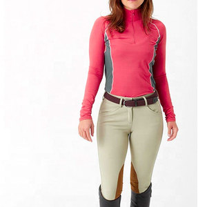 Chemise d'équitation pour femmes Econex Sports OEM, respirante, imprimée, en maille haute densité, manches longues, sous-vêtements de sport en spandex, séchage rapide - Product Image 4