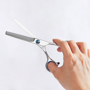 Professional Barber <b>Thinning</b> Scissors <b>Mirror</b> Polish Stainless Steel Sharp Blades Hairdressing Experts Use <b>Thinning</b> Shears - Product Image 4