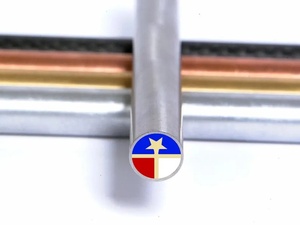 Tubo de mosaico de latón con diseño de estrella cruzada OEM, de grado industrial premium, para mango decorativo hecho a mano, para exteriores - Product Image 4