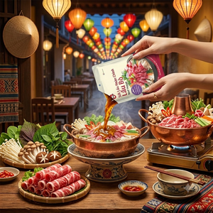 Base para Sopa de Carne de Res para Hot Pot, 180g, Salsa de Condimento Completa |   Listo para Usar |   O'food |   Duración de Caducidad: 12 Meses |   Vietnam |   OEM y Venta al por Mayor - Product Image 3