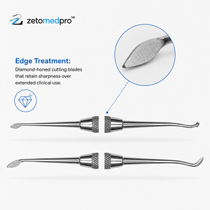 Disco de acero inoxidable Dental 90B / WACD para modelar y contornear composite, instrumento OEM Zetomed Pro - Product Image 2