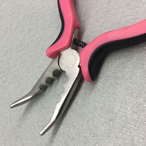 Mini alicates profesionales de 3 orificios para extensiones de cabello con micro anillos, herramienta aplicadora de precisión para cápsulas de cabello con pinzas de extensión - Product Image 6