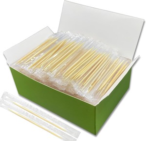 Natural Grade Disposable Bamboo <b>Toothpick</b> Containers Crafted from Premium Bamboo Material Perfect for Parties - Product Image 1