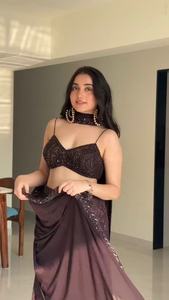 ชุดแฟชั่นเสื้อเกาะอกผ้าทอจอร์เจียประดับให้เป็นของขวัญสำหรับผู้บริหารการจัดซื้อทางธุรกิจ - Product Image 2