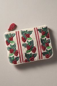 Exquisito Monedero Bordado a Mano con Cuentas, Bolso Pequeño de Diseño, Finas Bordas de Cuentas, Artesanal, Clásico, Colores Mixtos, Uso Diario - Product Image 6
