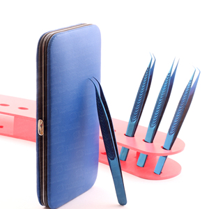 Available in Stock Durable Eyelash Extension Tweezers with Magnetic Case <b>Light</b> Weight Design Ensures Comfortable Use - Product Image 2
