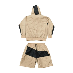 Chándal Personalizado para Hombre, Otoño, Cortavientos, Ecológico, 100% Poliéster, Informal, con Capucha, Bolsillos Laterales, Dos Piezas, Ligero y Transpirable - Product Image 4