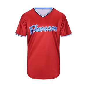 Uniformes Deportivos de Diseño Personalizado, Camiseta de Béisbol con Estampado, Camisetas de Béisbol de Secado Rápido de Alta Calidad a Precio Económico - Product Image 1