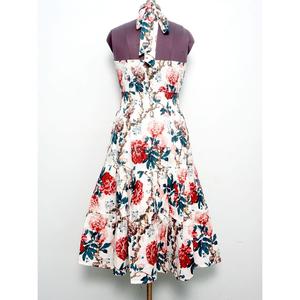 เดรสยาวผ้าฝ้ายแท้ 100% สำหรับผู้หญิง ขายดีที่สุด งานแฮนด์เมด ชุดใส่ไปทะเลฤดูร้อน ลายดอกไม้ นุ่มสบาย สไตล์โบโฮ ธรรมชาติ ฟรีไซส์ - Product Image 5