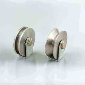 Rueda Deslizante Moderna de Acero Inoxidable, Rodamiento Suave y Duradero para Puertas, Ventanas, Garajes, Villas, Apartamentos, Componente de Herraje de Alta Resistencia - Product Image 4