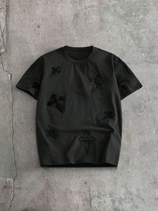 Ensemble t-shirt à manches courtes à col rond et short à cordon de serrage pour homme - Product Image 3