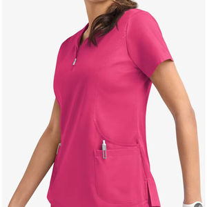 Top Selling High Quality Customizable <b>Nursing</b> Uniform Sets Short Sleeve Medical Scrub Uniforms for Women Hospital Wear - Product Image 6