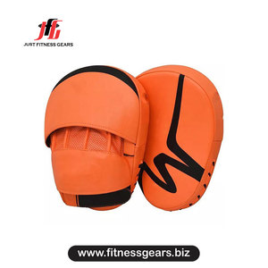 Boxing <b>Focus</b> <b>Pads</b> Leather Lace-Up Punching Mitts For Martial Arts Training Adults - Product Image 3