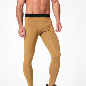 Hot Sale Best Quality OEM Custom <b>Men</b> Legging Yoga Workout Shorts Running Training Fitness <b>Tight</b> Mid Waist 100% Cotton Breathable - Product Image 4