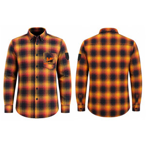Latest Fashion Men's Flannel <b>Shirt</b> 100% Cotton Long Sleeve Casual Autumn Season <b>Shirt</b> Wholesale OEM High Quality Customized Logo - Product Image 1