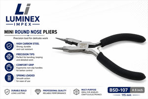 <b>Long</b> <b>Nose</b> Stainless Steel Lightweight Jewelry Making Pliers - Product Image 4
