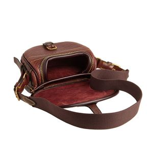 Servicio OEM, Bolsa de Cartuchos de Caza Hecha a Mano en Cuero Vacuno Marrón Resistente para Deportes de Caza - Product Image 3
