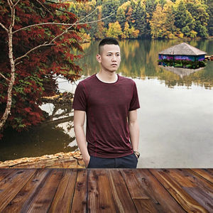 T-shirt décontracté d'été pour homme à carreaux, broderie 3D, imprimé silicone, manches courtes, respirant, anti-transpiration, séchage rapide, vierge - Product Image 3