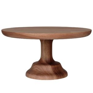 New Arrival Three Tier Metal Frame Wooden Cake Stand Round Dessert Display Pedestal Elegant Kitchen Decor Item - Product Image 1