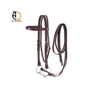 Nouvelles rênes équestres d'extérieur de haute qualité, réglables, personnalisation acceptée, bride en cuir pour chevaux - Product Image 6