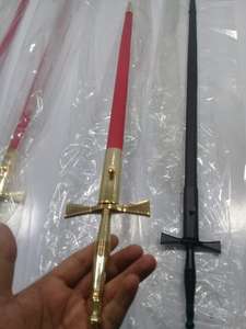 BEST ACTION PRODUCTS Épée maçonnique du Rite écossais - Thème Ange Rouge et Or, Badge et emblème de collection artistique - Product Image 2