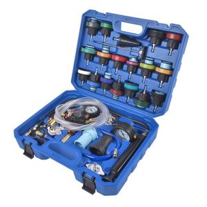 Kit Tester Pressione Sistema di Raffreddamento Radiatore 31 Pezzi, Strumenti Ispezione Auto per Vuoto e Riempimento Liquido Refrigerante - Product Image 2
