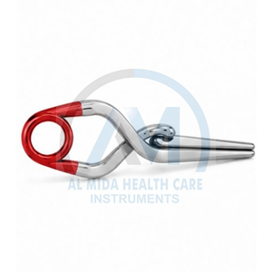 Al Mida Surgical <b>Instrument</b> Manual CE ISO13485 Certified Class II Stainless Steel Red Handle Vascular Surgery Ergonomic 1 Year - Product Image 4