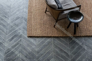 Dalles de pierre bleue naturelle de qualité supérieure pour un design de sol en chevrons de luxe et un pavage de terrasse sur mesure - Product Image 3