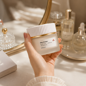 Crema de Día con Ácido Glicólico, Extracto de Regaliz y Extracto de Té Verde - Hidratante con Ácido Hialurónico para Todo Tipo de Piel - Product Image 3